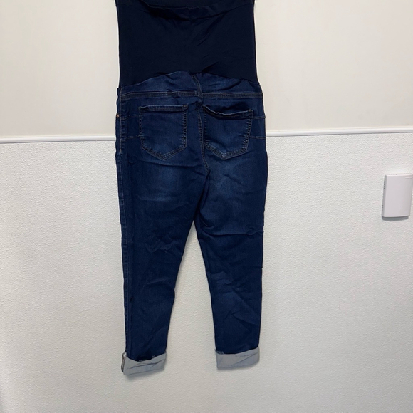 Women's 9th & Main Maternity Ankle & Cropped Skinny Jeans Size Small Blue - Picture 2 of 10